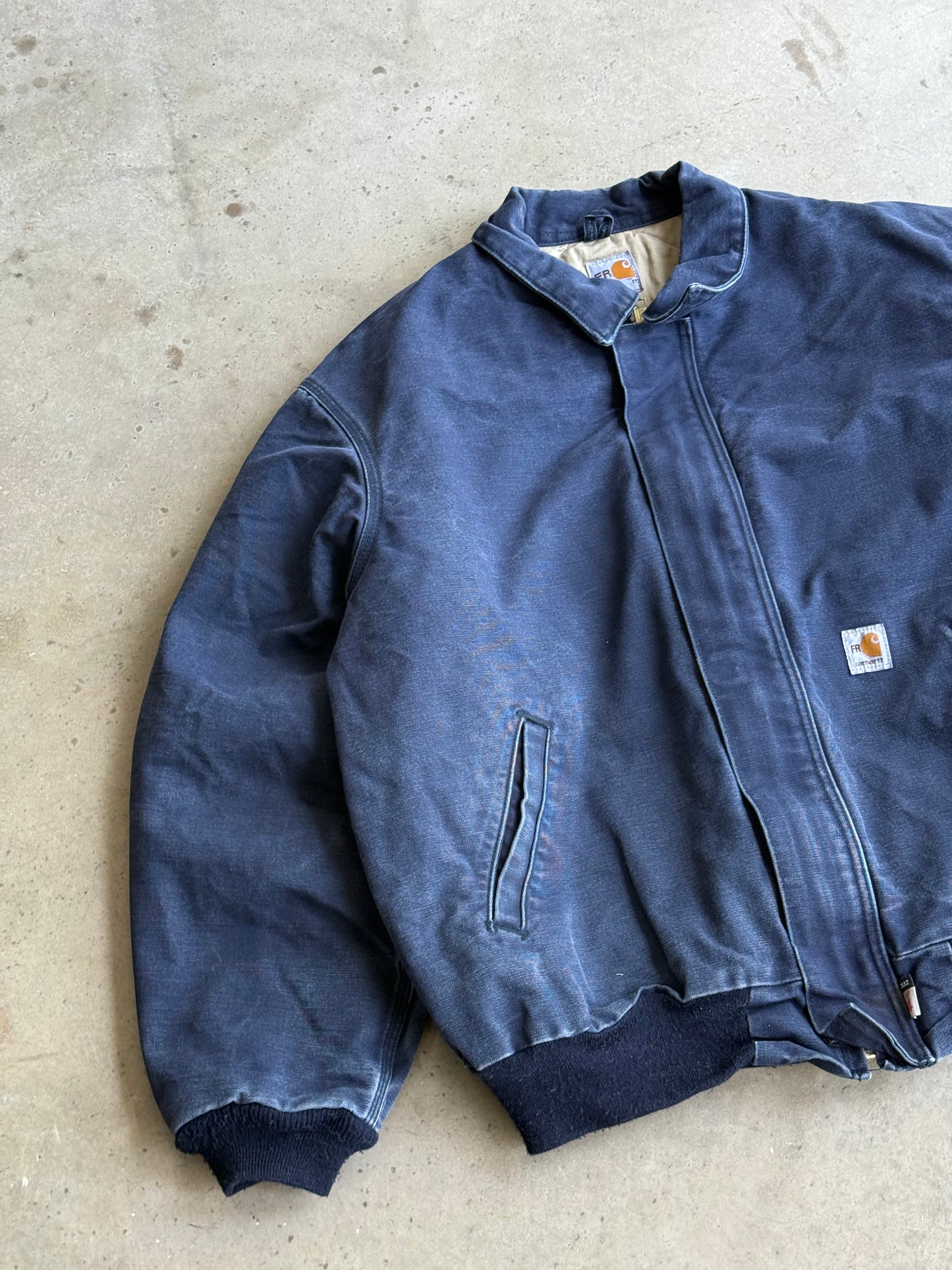 Vintage Faded Blue Santa Fe Carhartt Jacket - XL