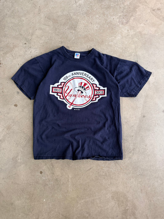 Vintage 100th AnniversaryYankees tee - M