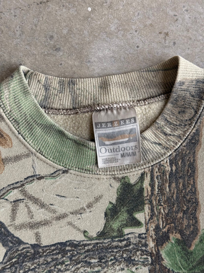 24 Vintage Faded Camo Crew - S