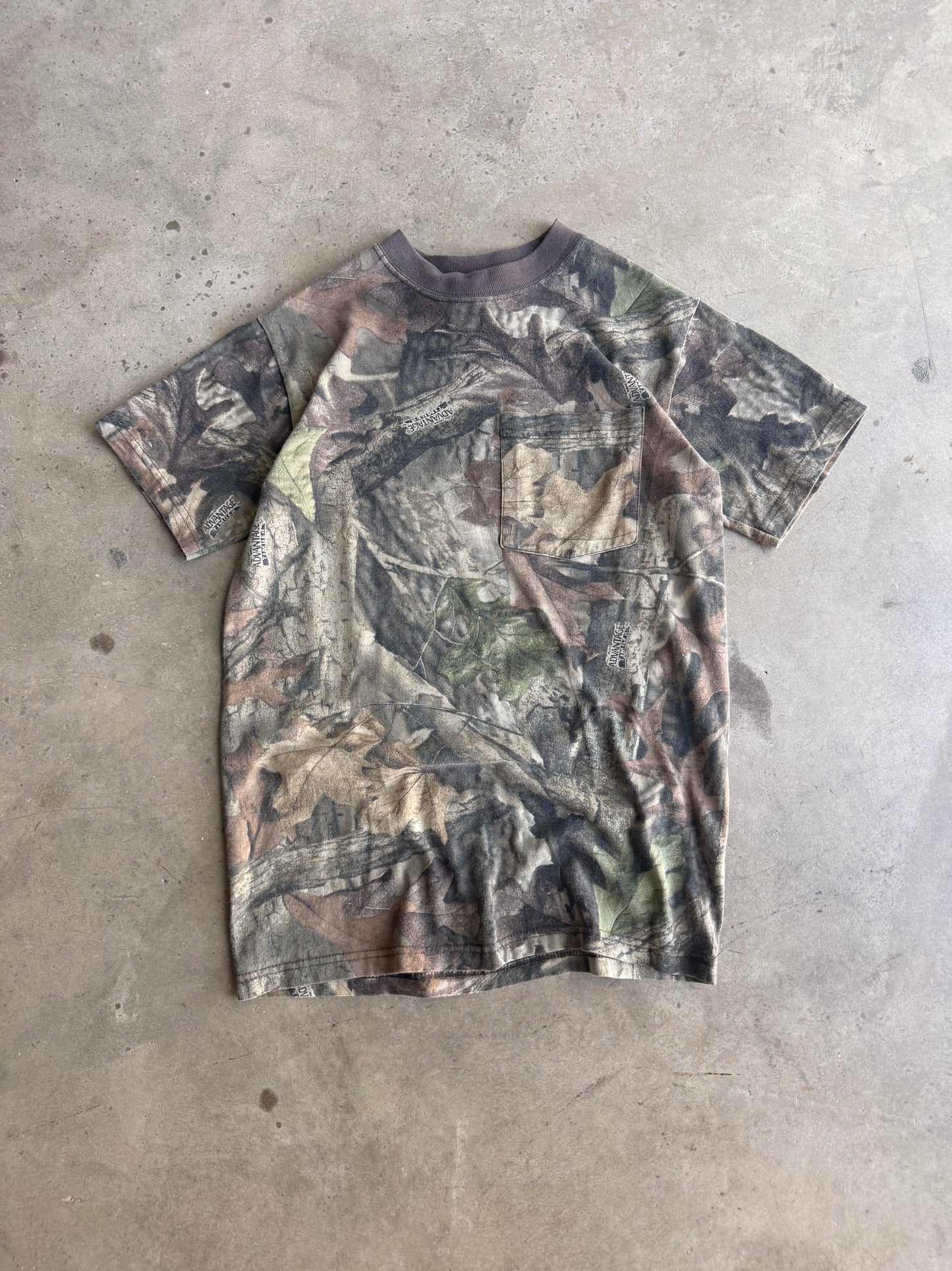 10 Vintage Camo Pocket Tee - S