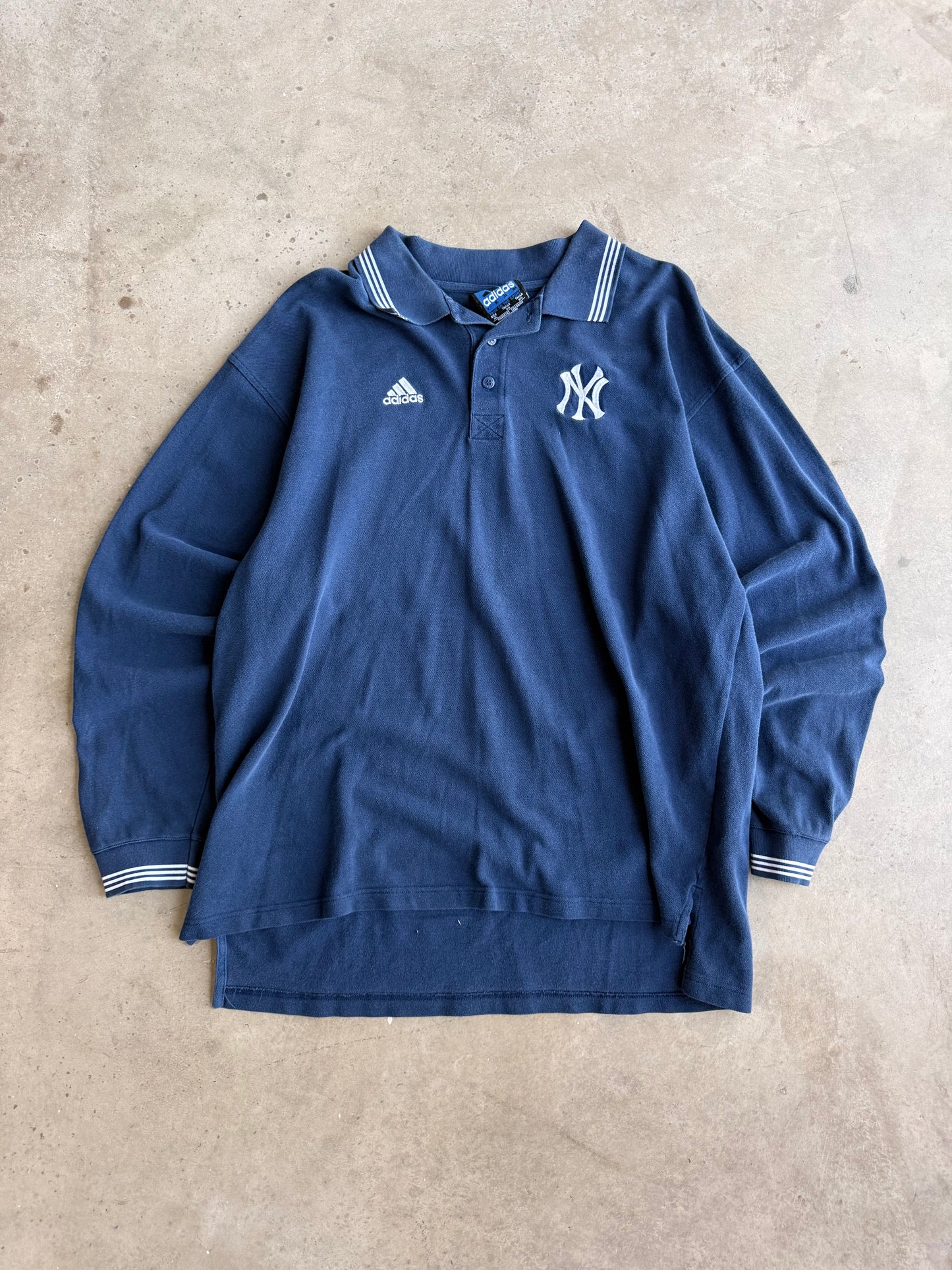 Vintage Adidas NY Polo Tee - XL