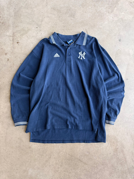 Vintage Adidas NY Polo Tee - XL