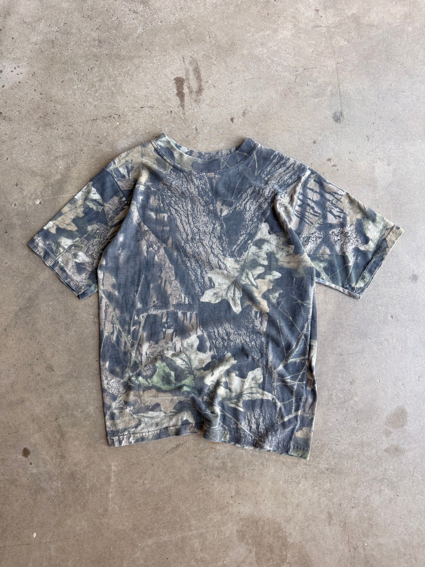 5 Vintage Camo Baby Tee  - XS