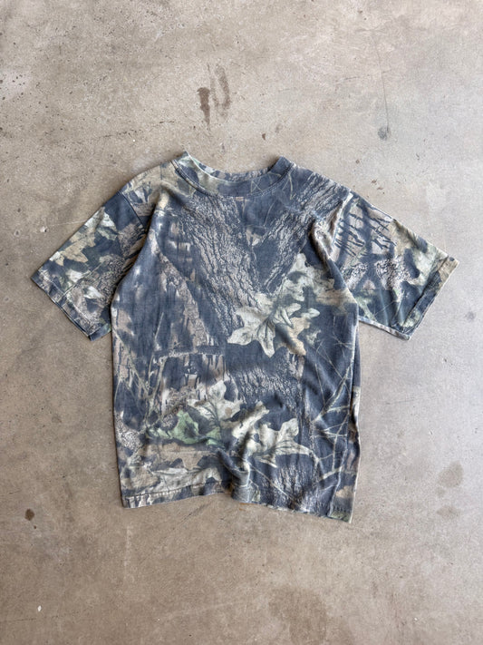 5 Vintage Camo Baby Tee  - XS