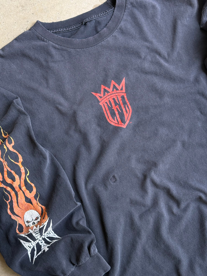 Vintage West Coast Choppers Flame Sleeve Tee - XL