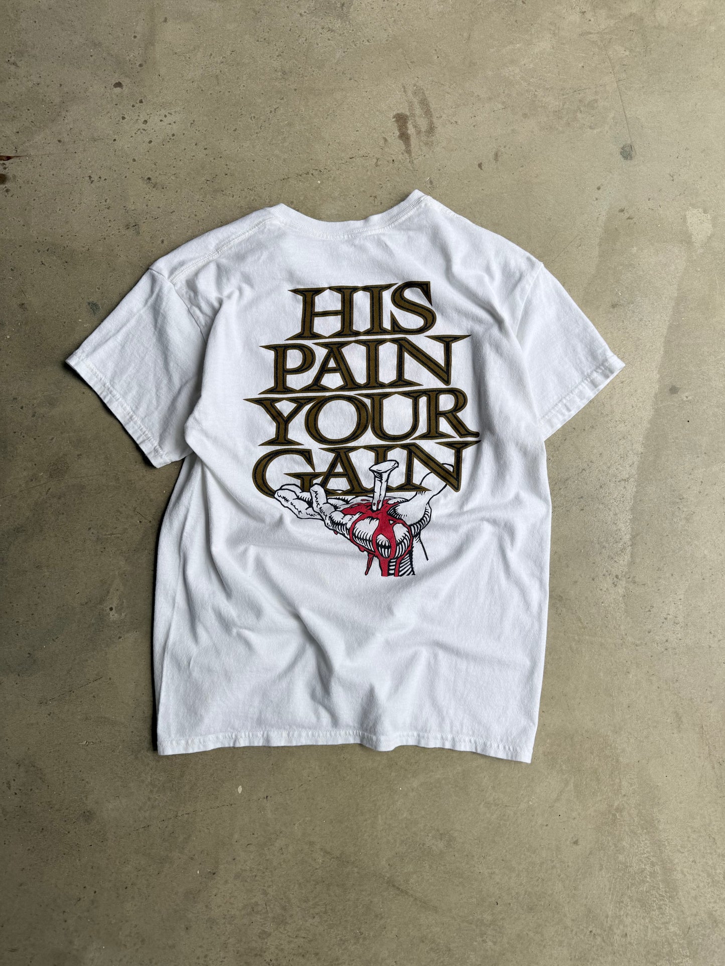 Vintage 2000s White Lords Gym Tee - MYA