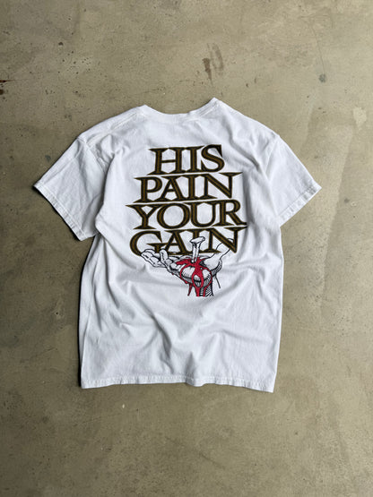 Vintage 2000s White Lords Gym Tee - MYA