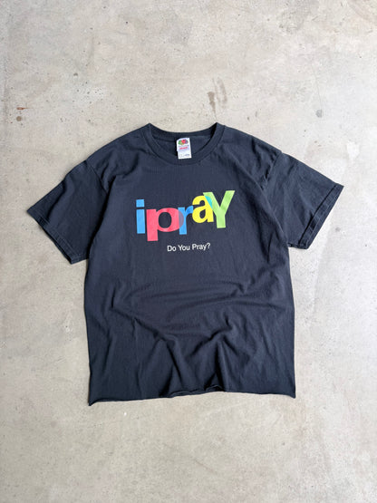 Vintage I Pray Graphic Tee - L