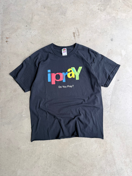 Vintage I Pray Graphic Tee - L