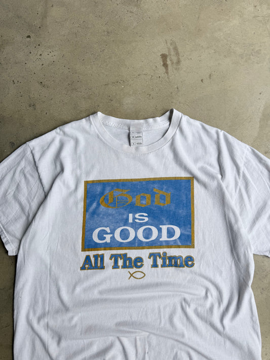 Vintage God Is Good All The Time Tee - XL