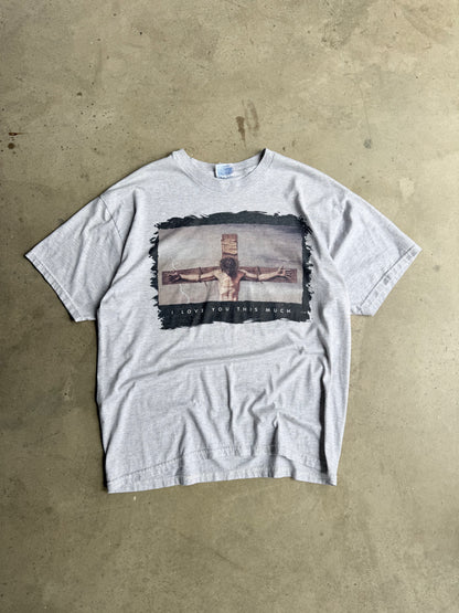 Vintage I Love You This Much Tee - L