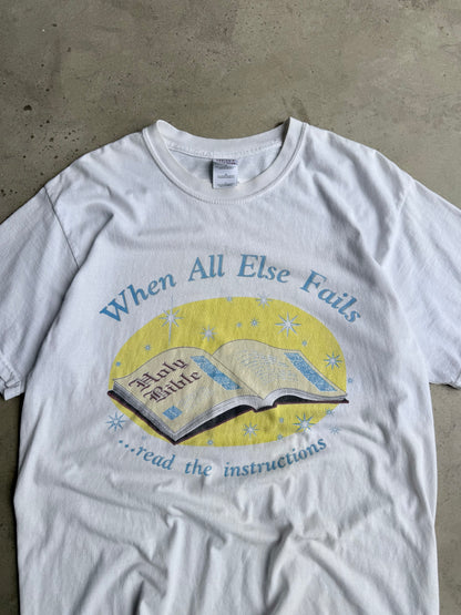 Vintage When Else Fails Tee - M