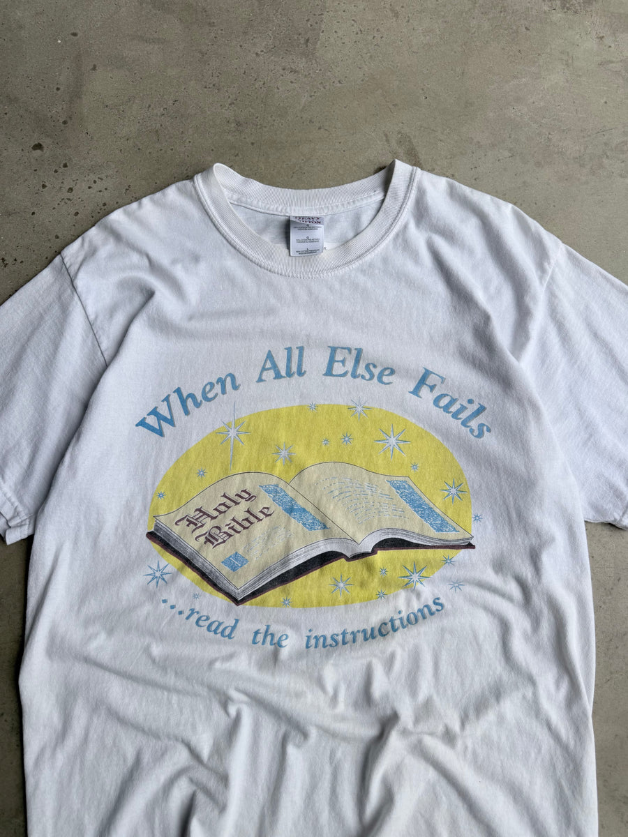 Vintage When Else Fails Tee - M