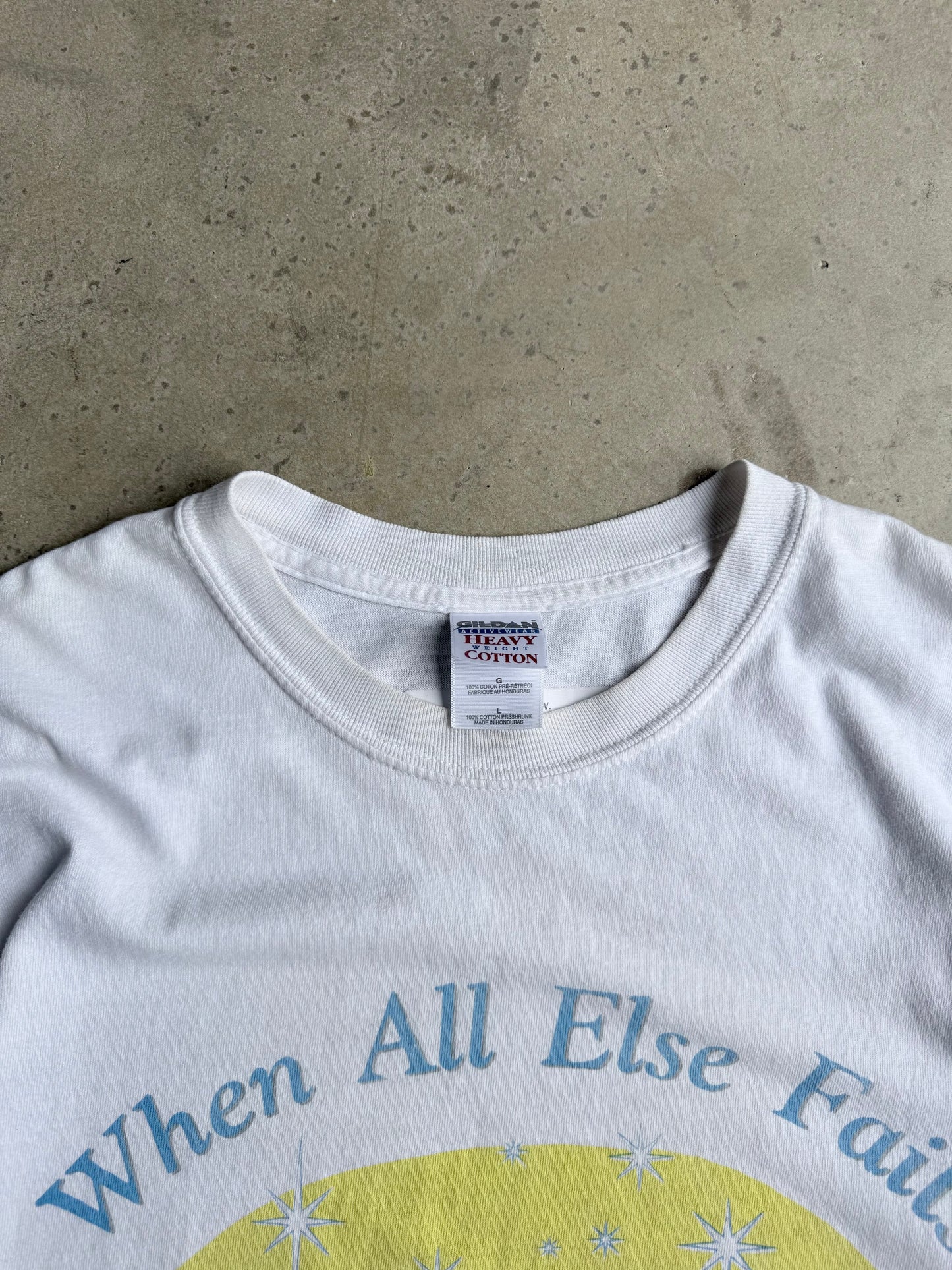 Vintage When Else Fails Tee - M