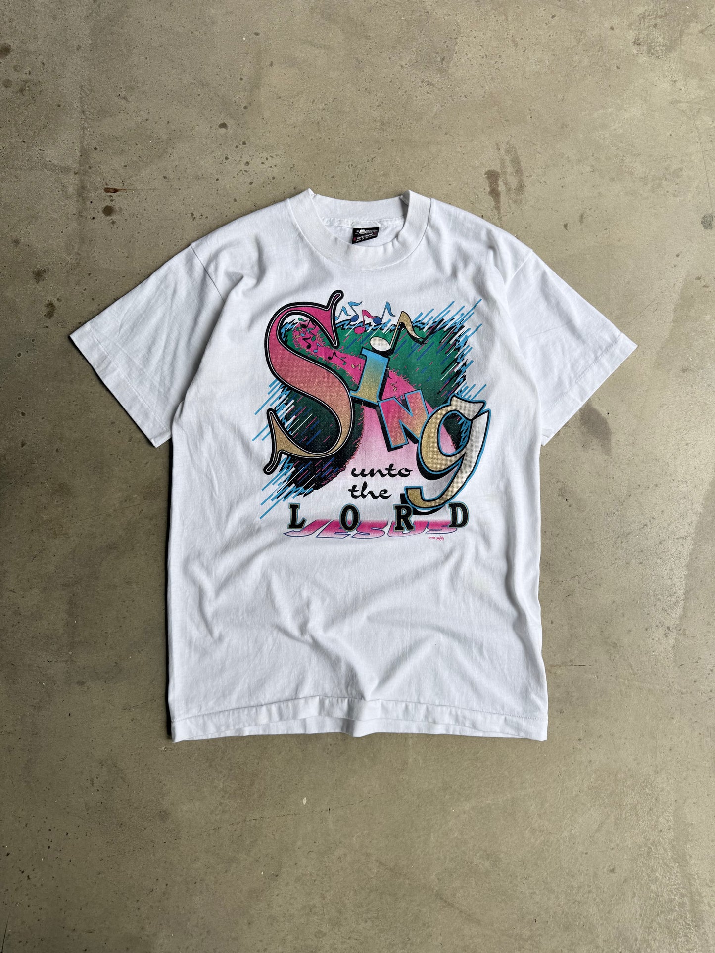 Vintage Sing Onto The Lord Jesus Tee - L