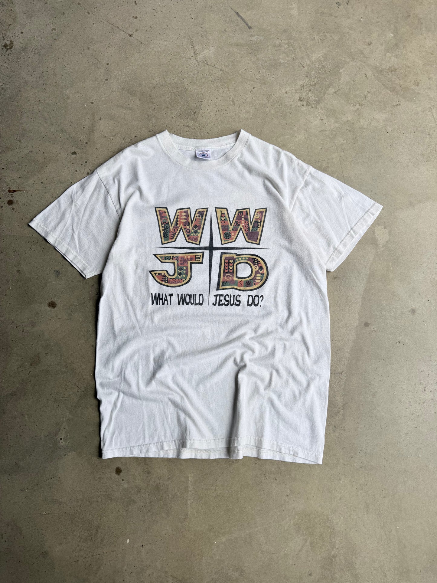 Vintage WWJD Tee - L