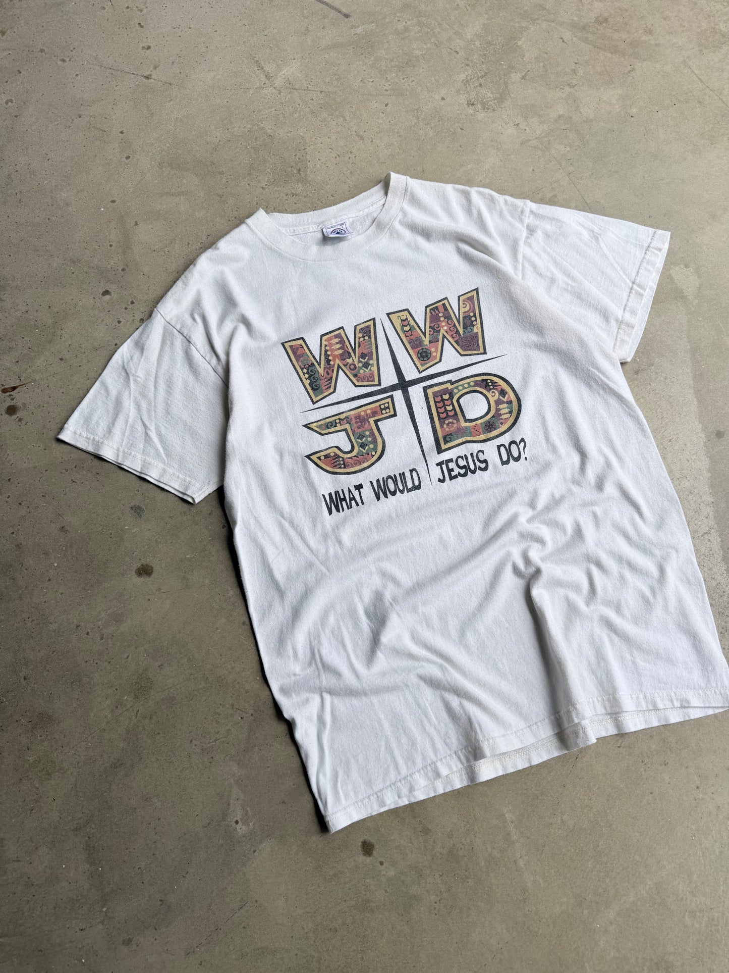Vintage WWJD Tee - L