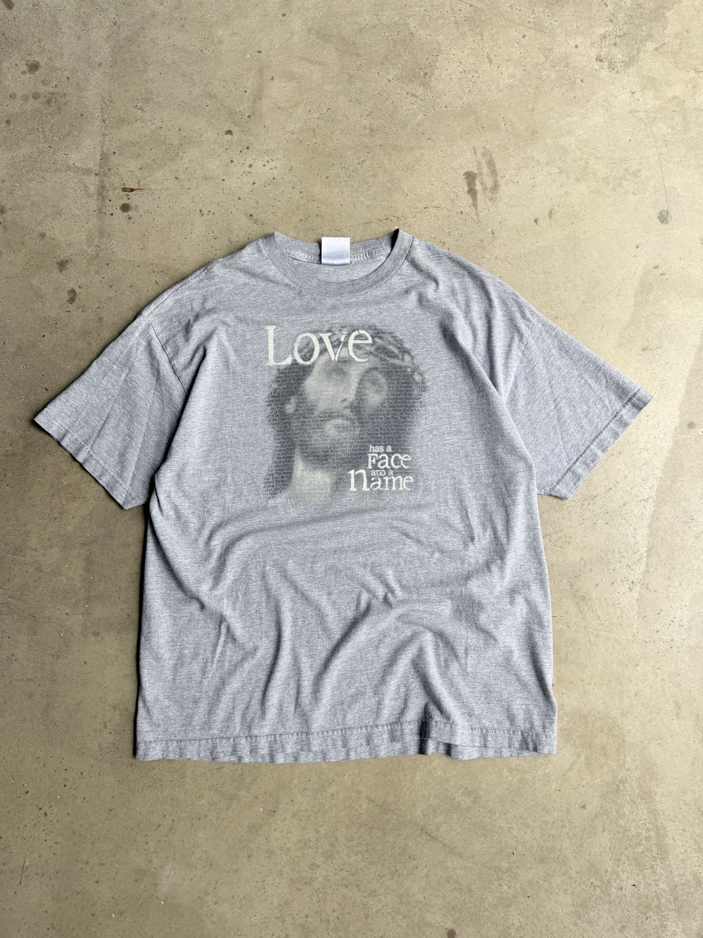 Vintage Love Has A Face And A Name Tee - XL