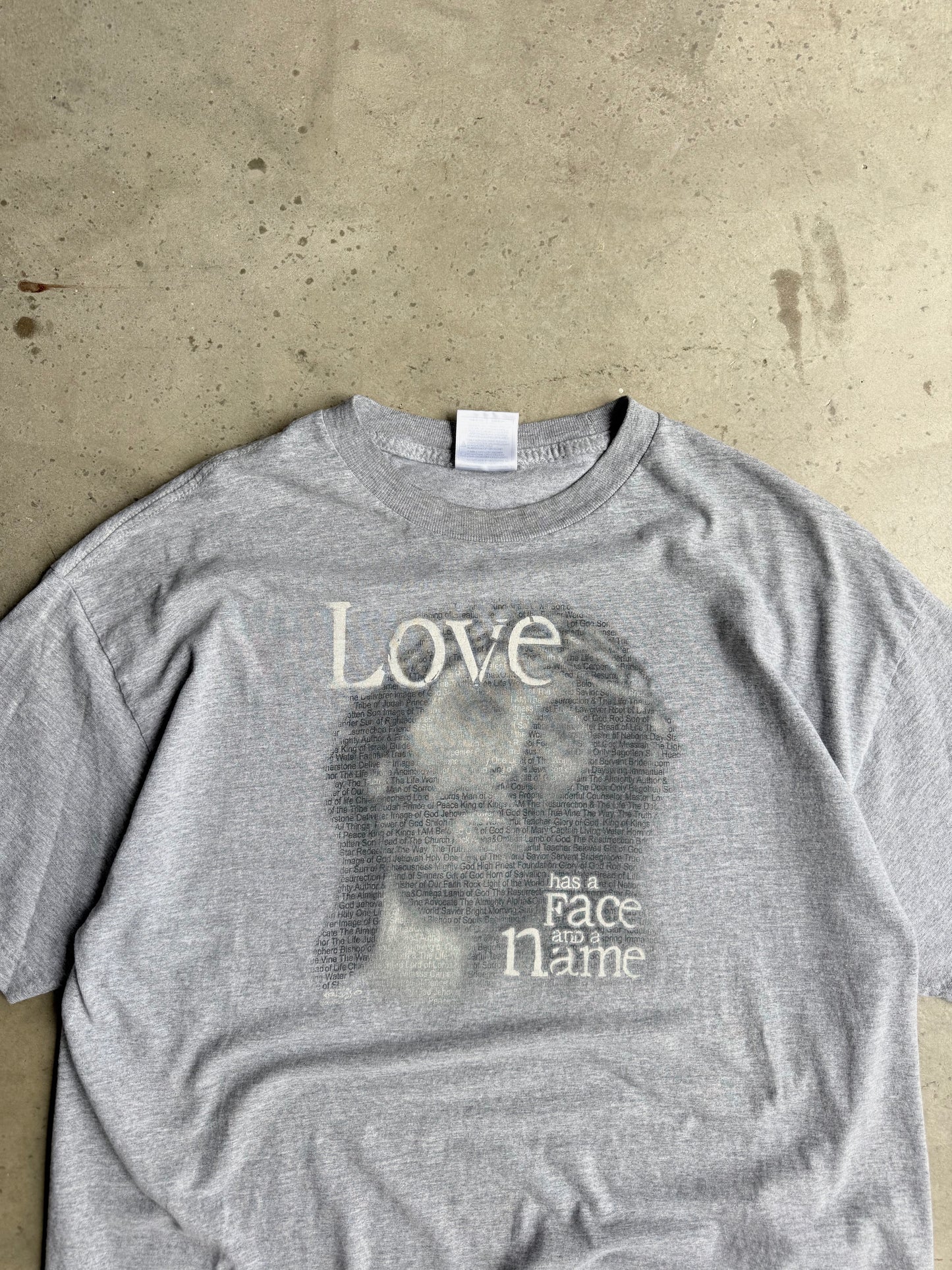 Vintage Love Has A Face And A Name Tee - XL