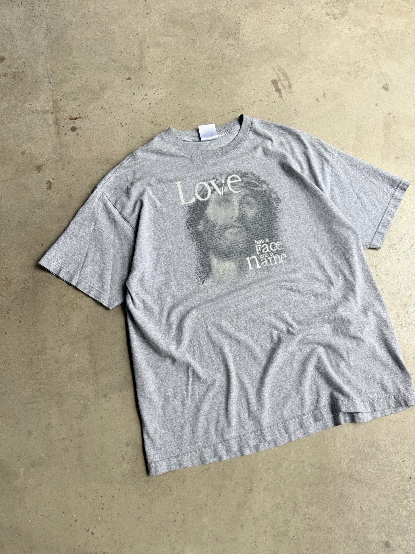 Vintage Love Has A Face And A Name Tee - XL