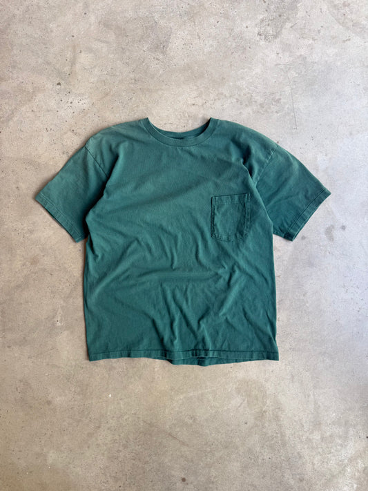 Vintage 90s Green Gap Pocket Tee - L