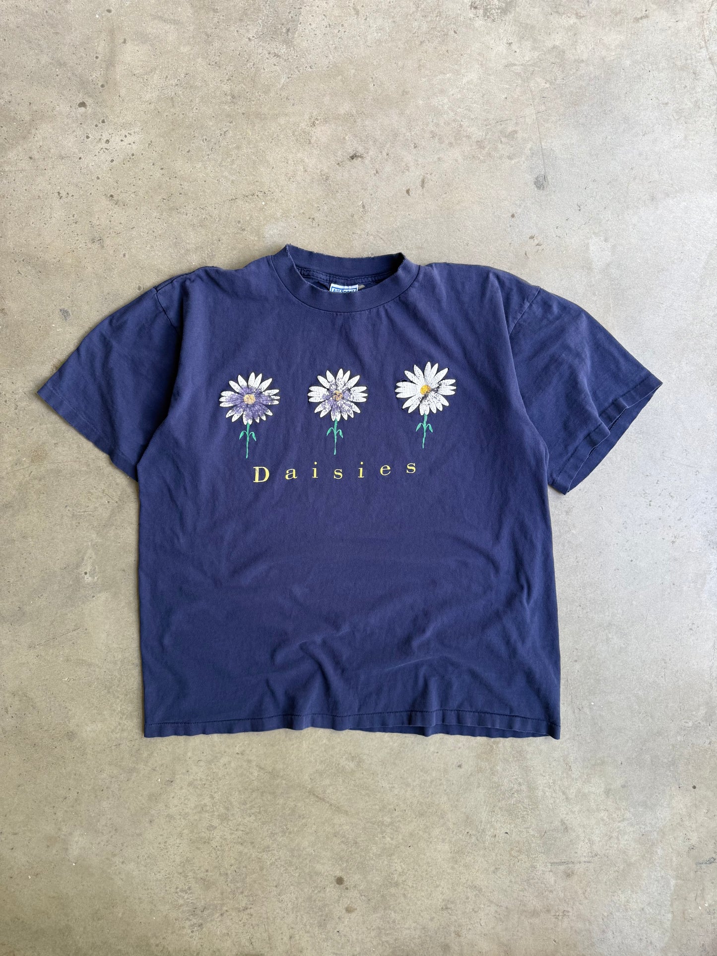 Vintage 90s Daisies Tee - XL