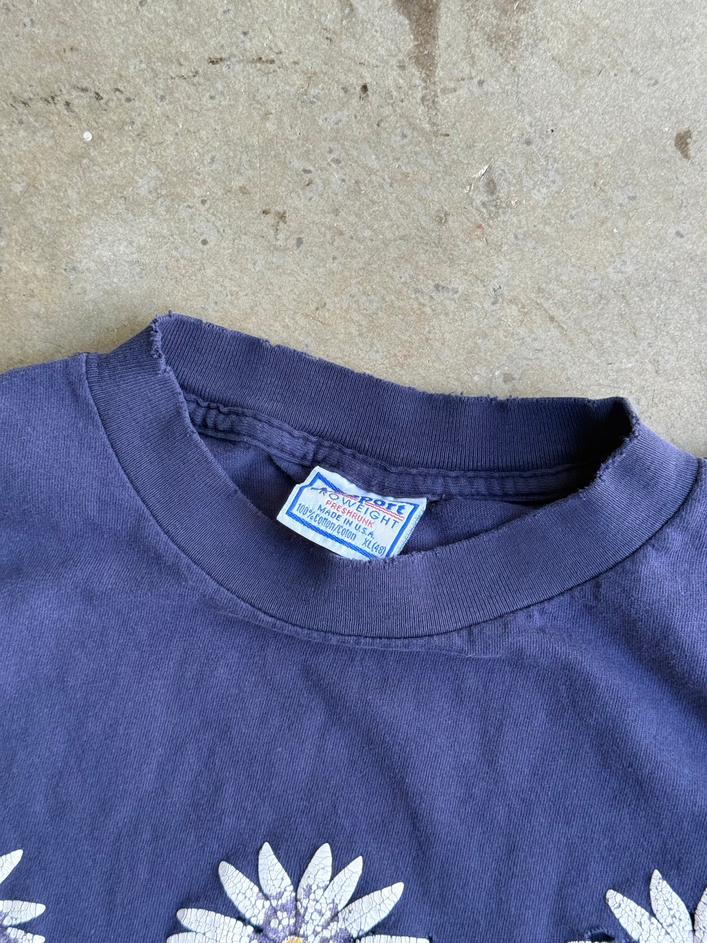 Vintage 90s Daisies Tee - XL