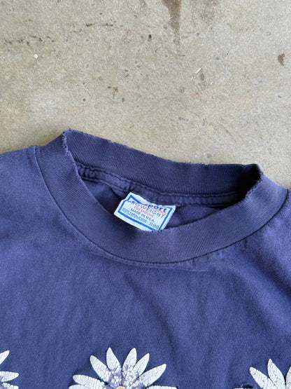 Vintage 90s Daisies Tee - XL