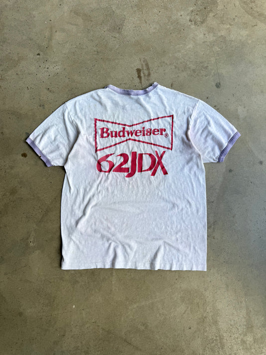 Vintage 80s Brewery Ringer Tee - M