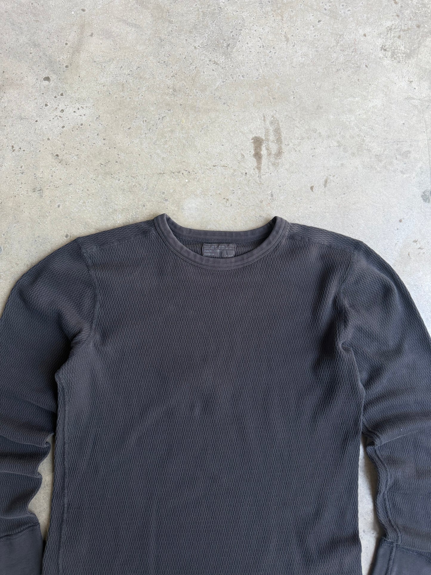 Vintage J.Crew Thermal Long Sleeve Tee - S