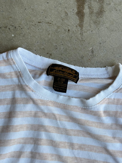 Vintage Eddie Bauer Striped Tee - L