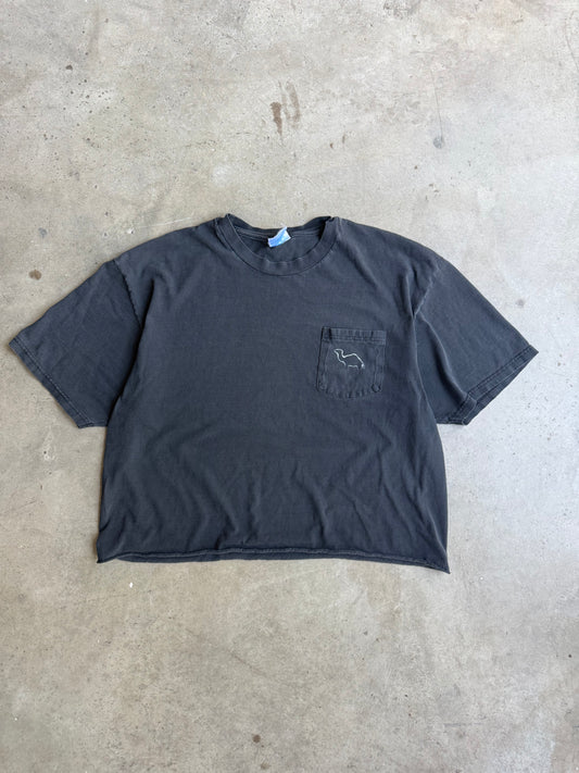 Vintage 90s Cropped Camel Cigarettes Tee - L