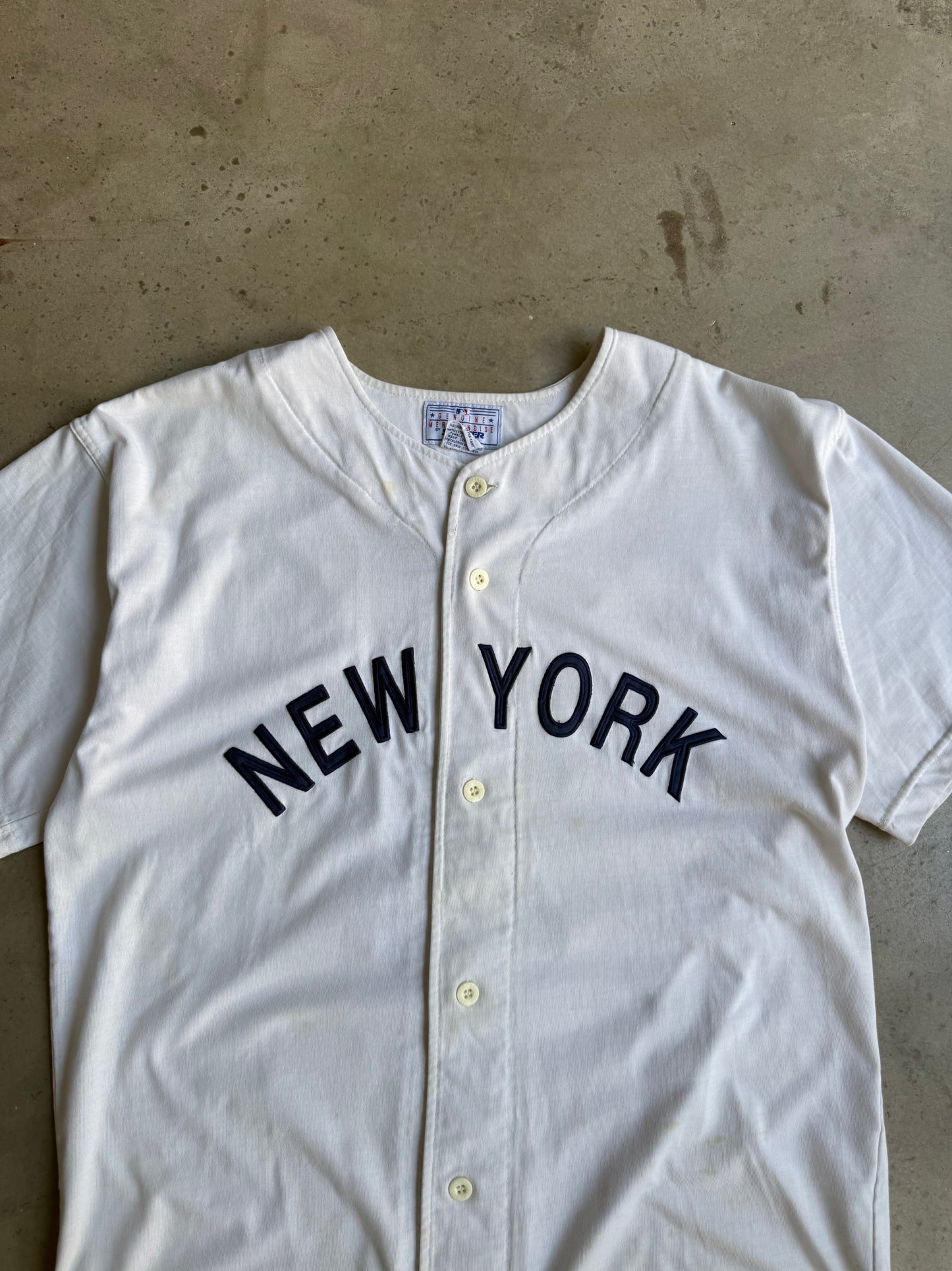 Vintage 90s New York Yankees Jersey Tee - XL