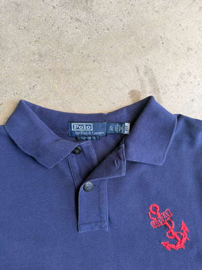 Vintage Blue Sailor Polo Ralph Lauren Tee - L