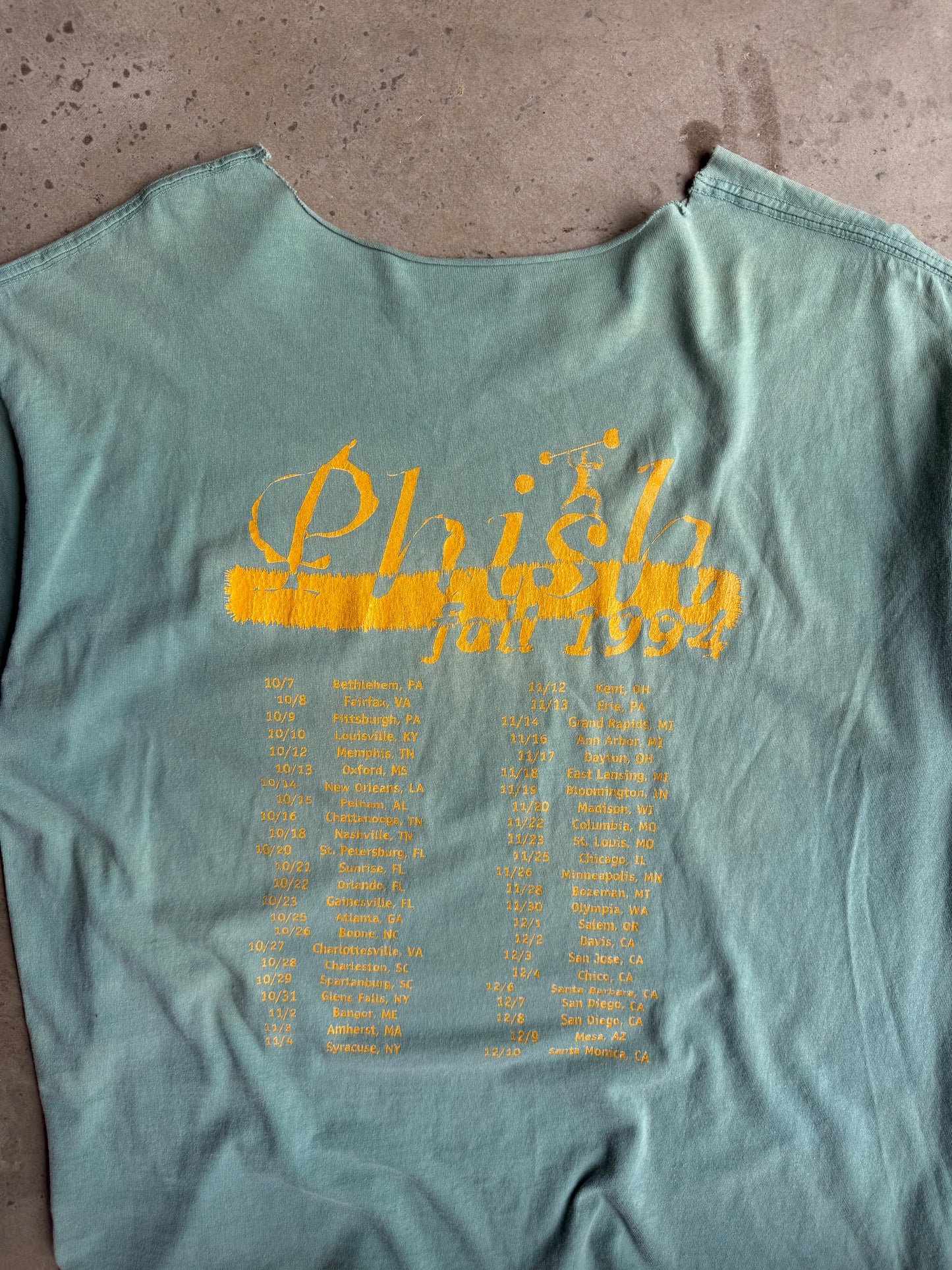 Vintage Cropped Phish Tee - L
