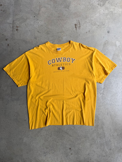 Vintage Cropped University Of Wyoming Tee - L