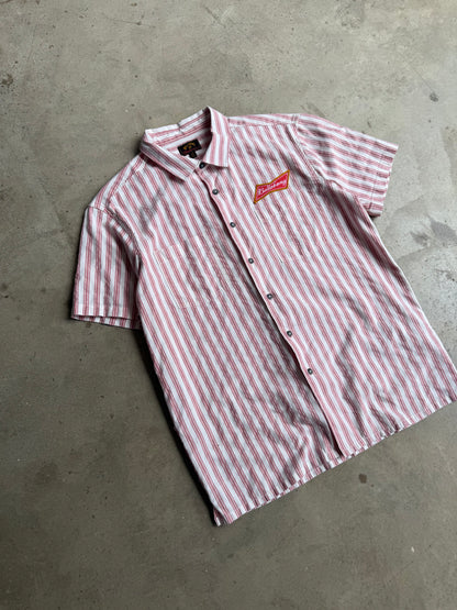 Vintage Billabong Pink Button Down Tee - S