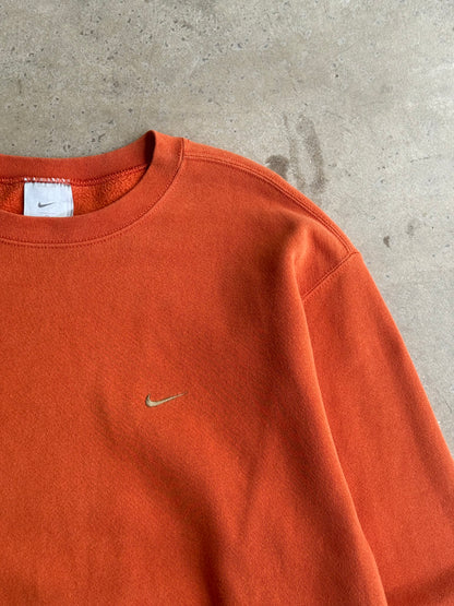 Vintage 2000s Burnt Orange Tonal Nike Crew - L