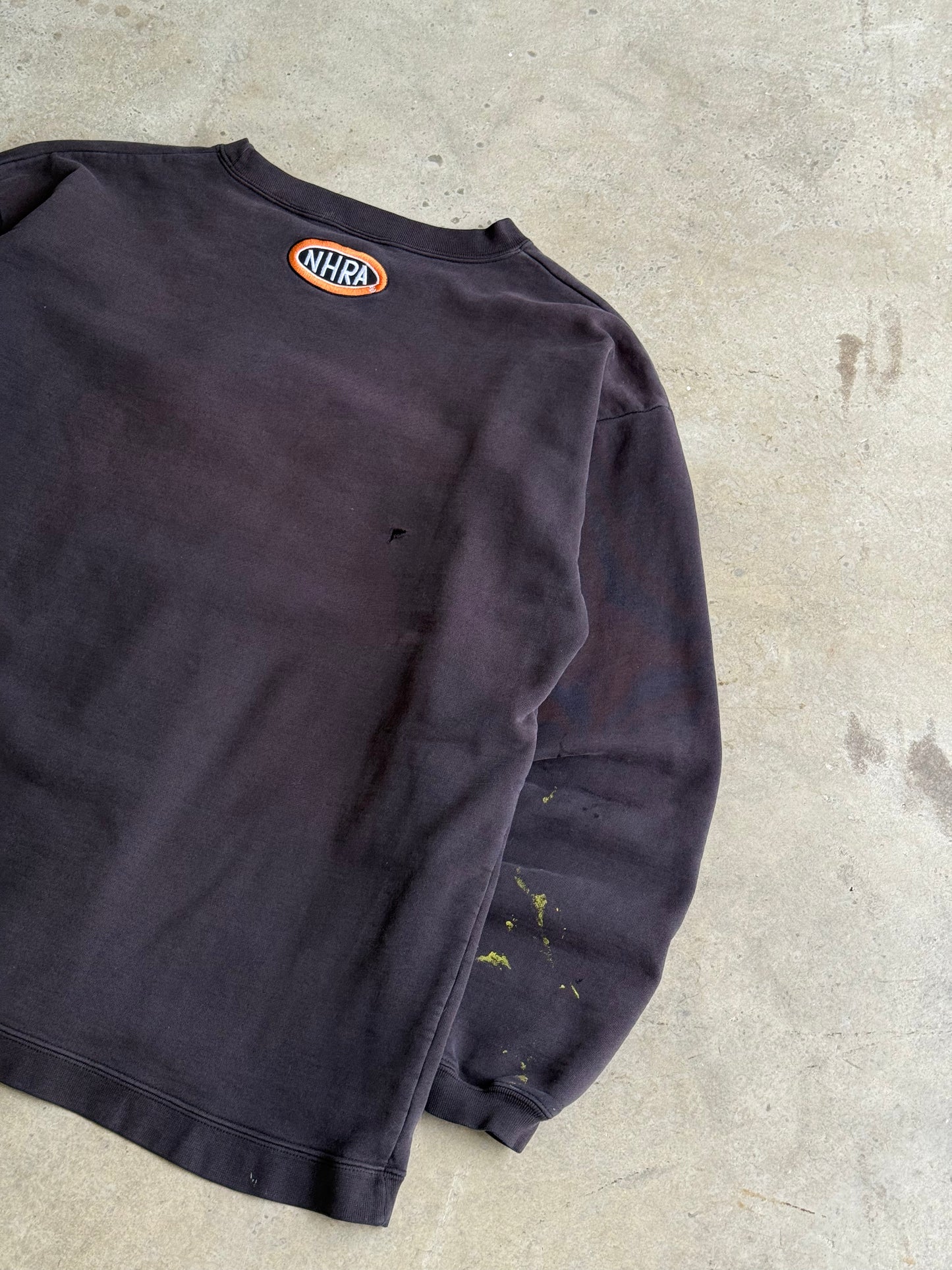 Vintage 2000s Harley davidson Flame Crew -L