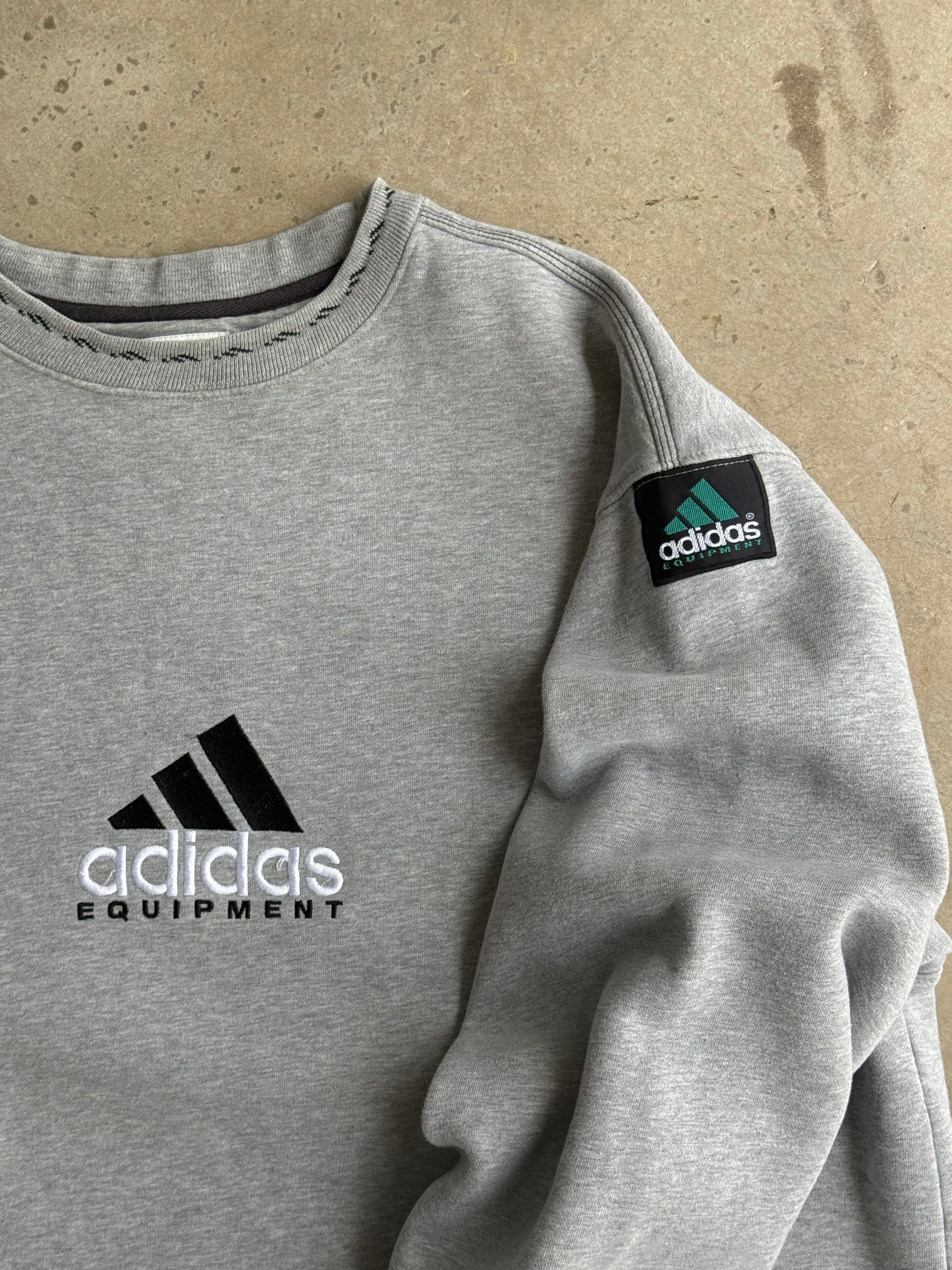 Vintage 90s Adidas Equipment Crew - XL