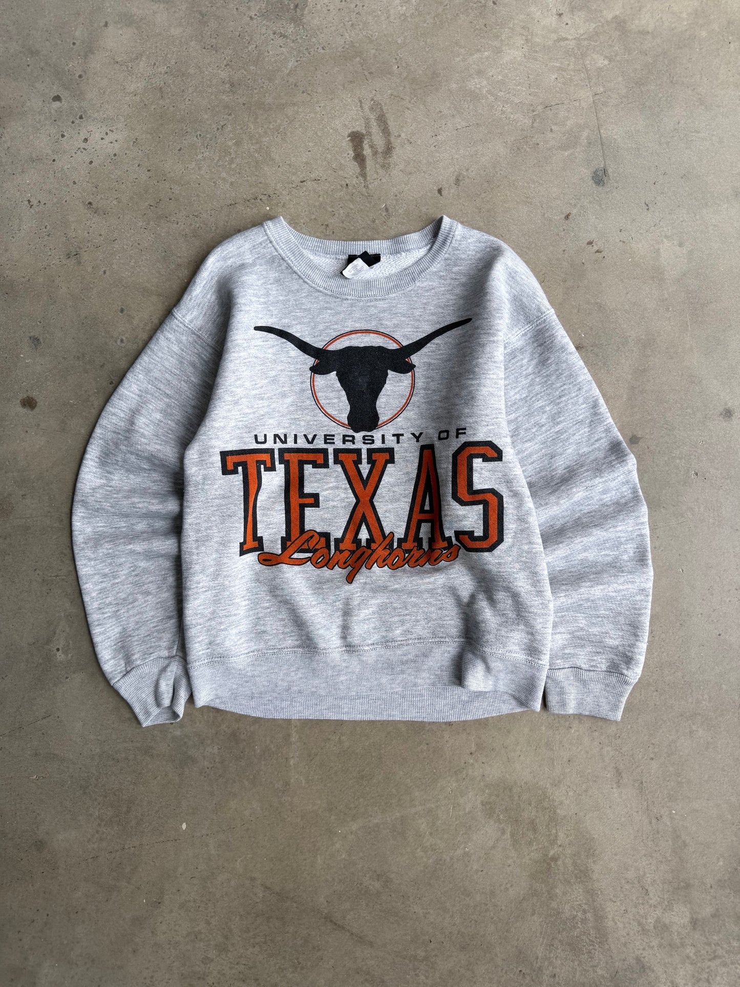 Vintage 90s University Of Texas Long Horns Crew - S