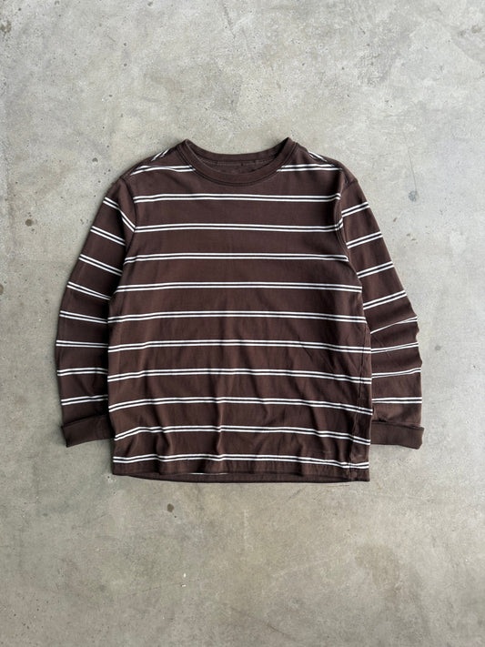 Vintage 2000s Stripped Long Sleeve Tee -  L