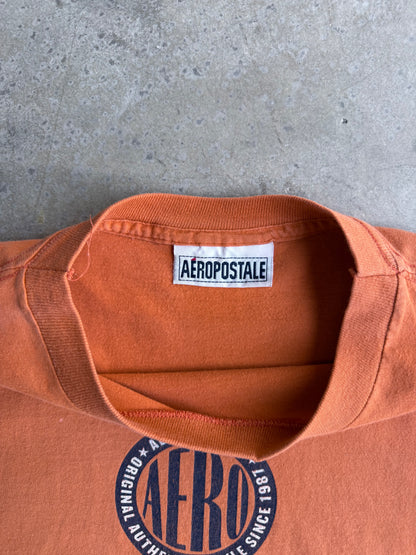 Vintage 2000s Aeropostale Logo Tee- L