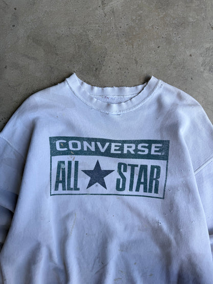 Vintage Distresed and Faded Converse Crew - L