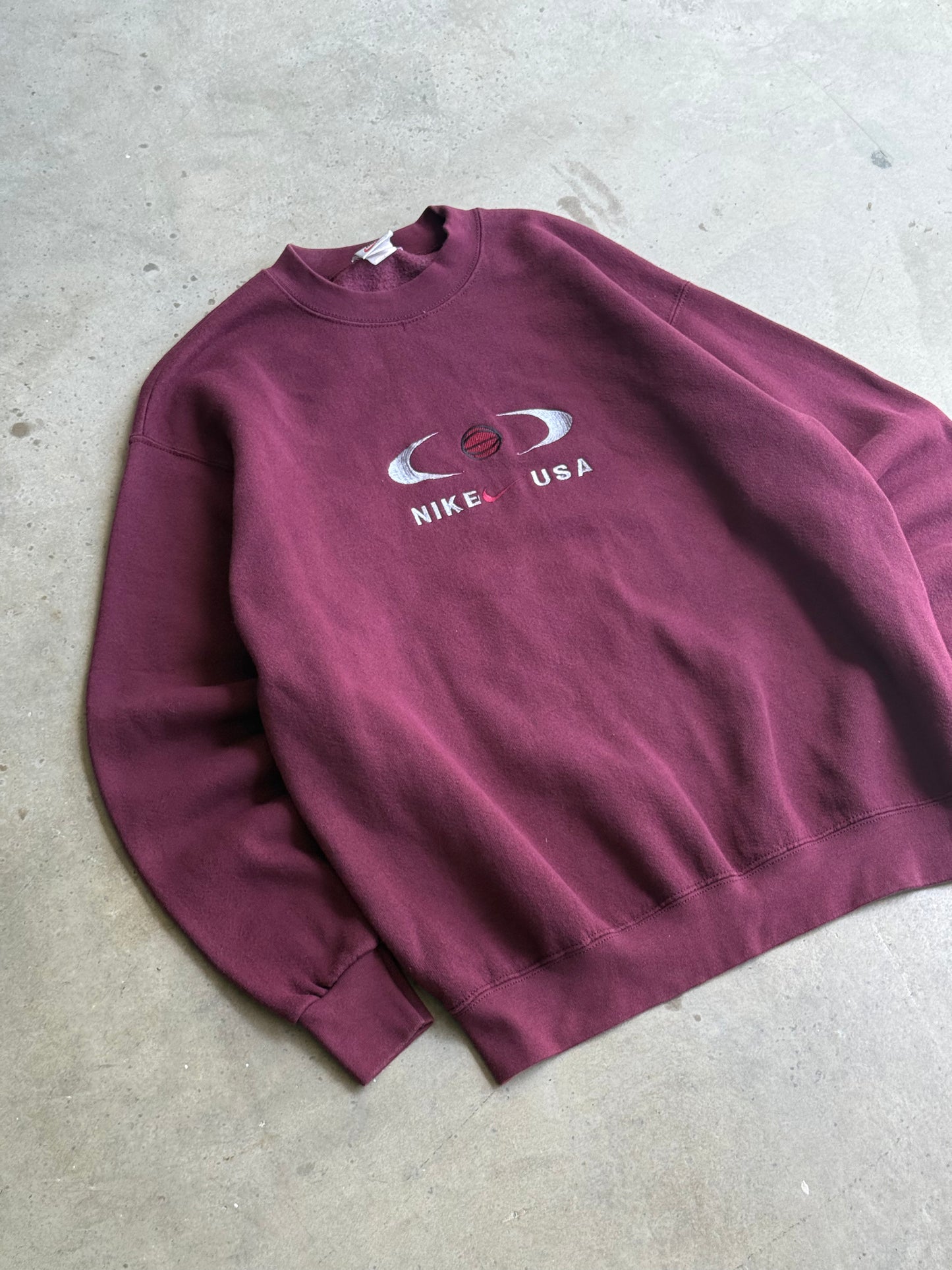 Vintage 90s Nike USA Crew - L