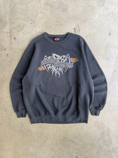 Vintage 90s Harley Davidson Crewnekck - XL