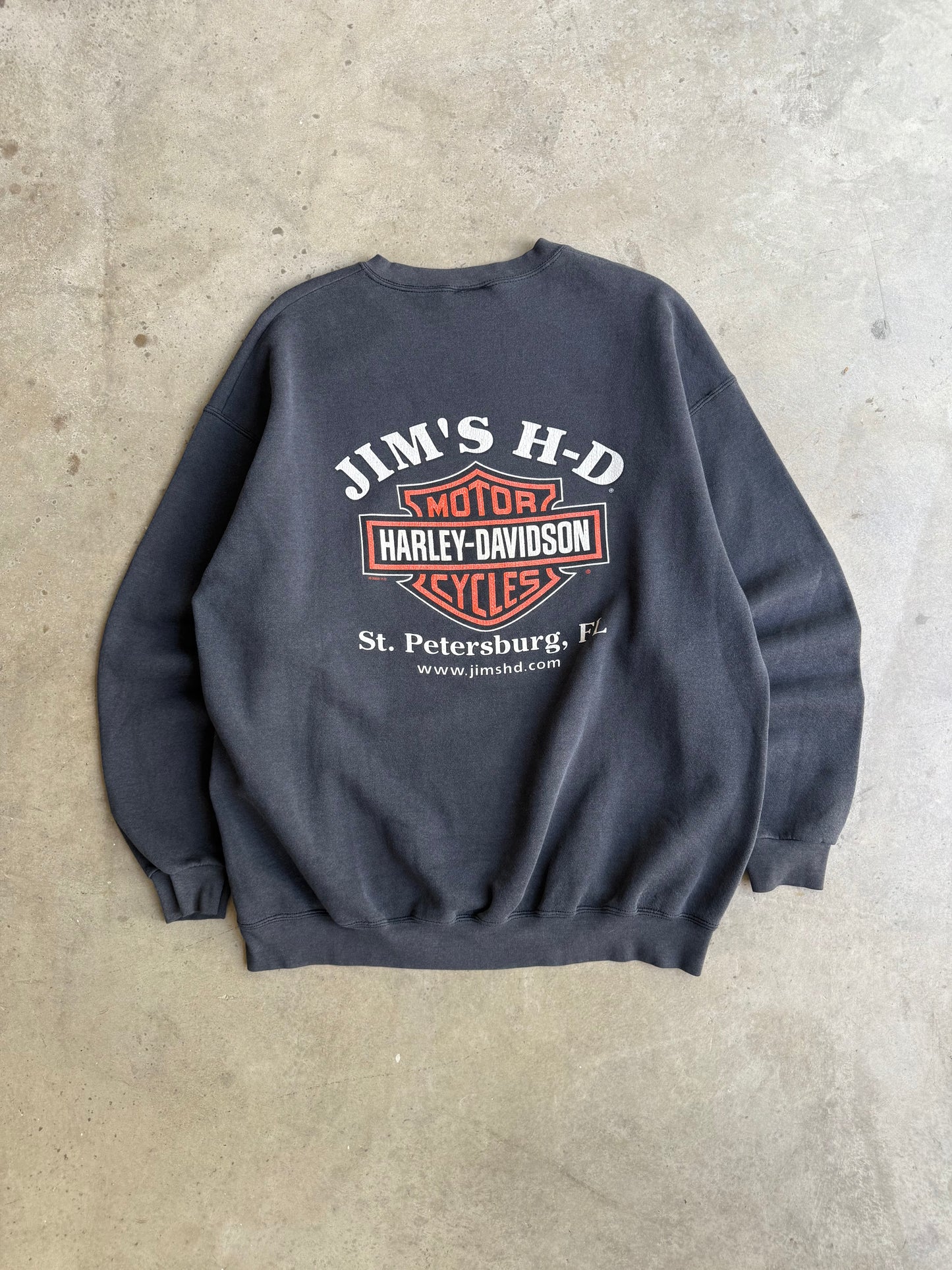 Vintage 90s Harley Davidson Crewnekck - XL