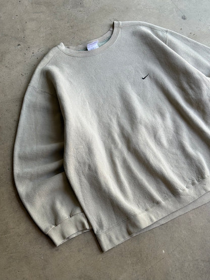 Vintage 90s Nike Sage Green Crew - XXL