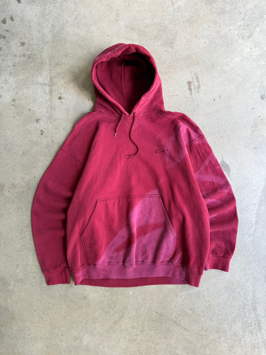 Vintage Faded Nike Tonal Hoodie - L