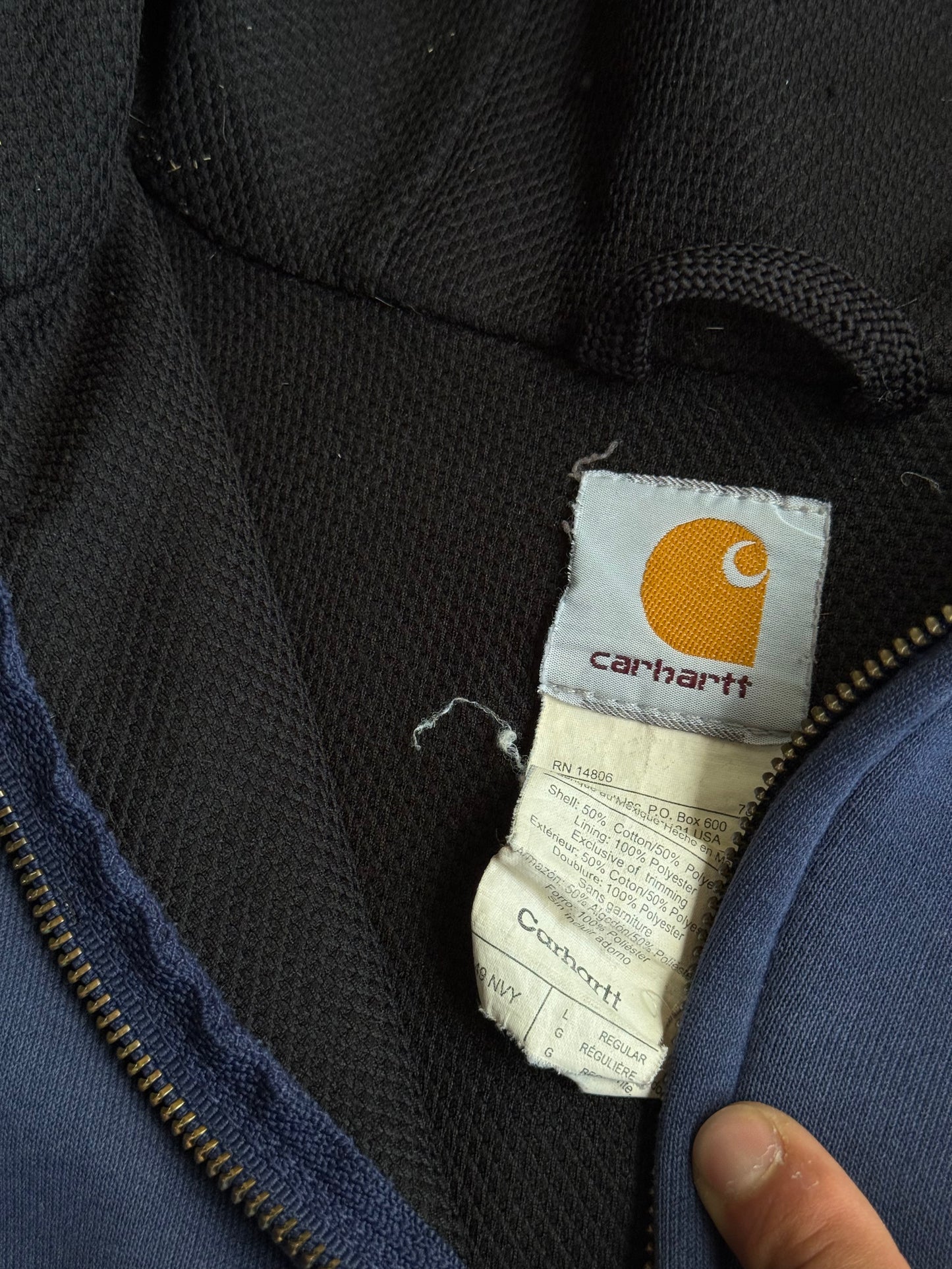 Vintage Carhartt Zip Up Hoodie  - L